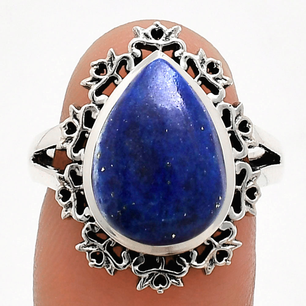 Premium Quality Natural Lapis Lazuli Ring size-7 R-1114 42-ER13666