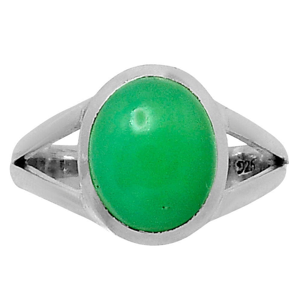 Premium Chrysoprase - Australia Ring size-6 R-1005 35-ER12698-0