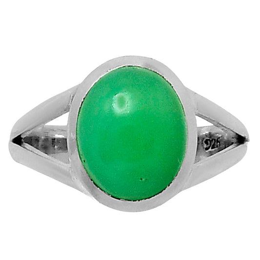 Premium Chrysoprase - Australia Ring size-6 R-1005 35-ER12698-0
