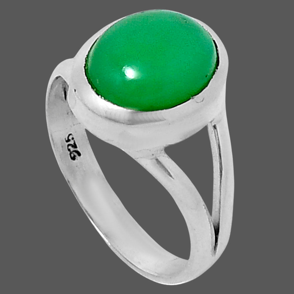 Premium Chrysoprase - Australia Ring size-6 R-1005 35-ER12698-2