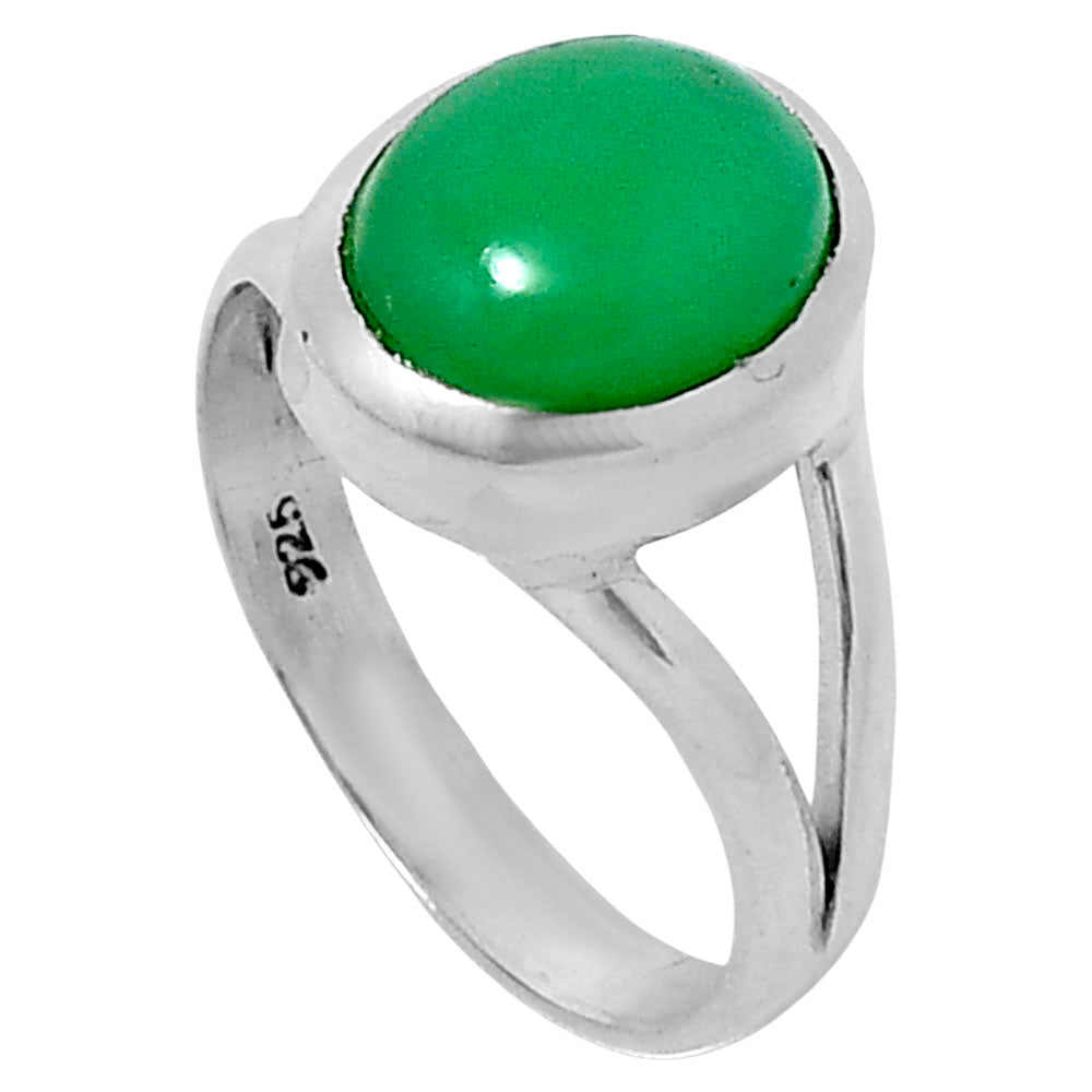 Premium Chrysoprase - Australia Ring size-6 R-1005 35-ER12698-1