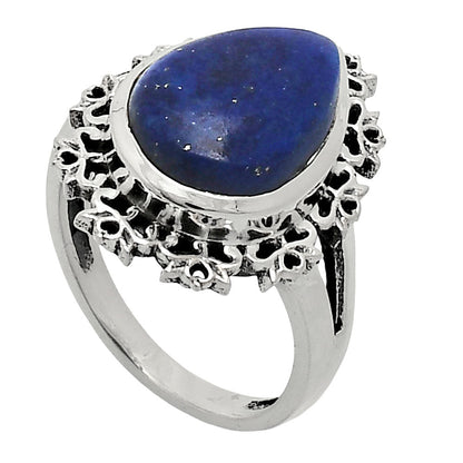 Premium Quality Natural Lapis Lazuli Ring size-7 R-1114 42-ER13666