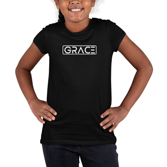 Youth Short Sleeve Graphic T-shirt - Grace-0