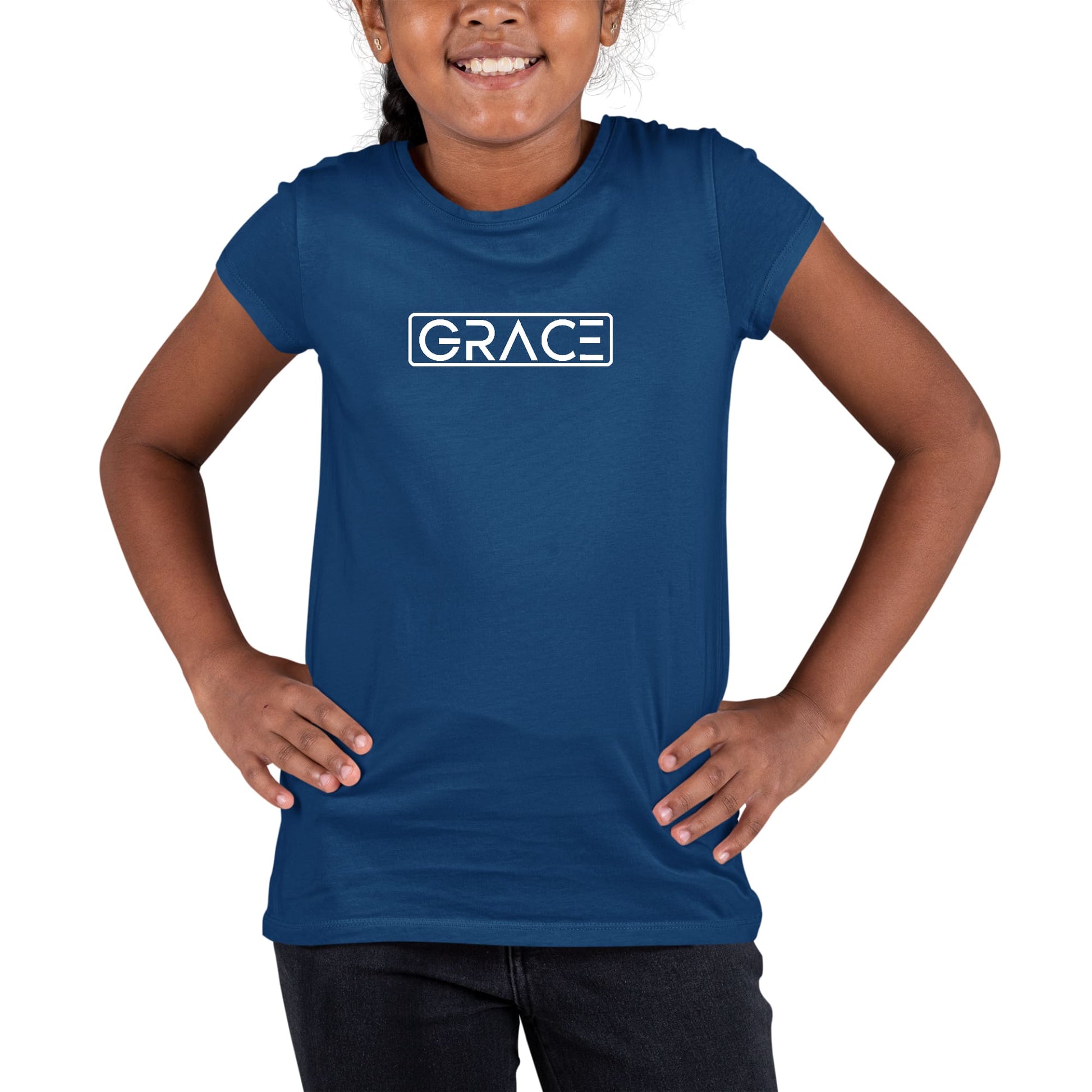 Youth Short Sleeve Graphic T-shirt - Grace-1